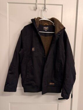 Ariat Rebar Sherpa Lined Hooded Jacket
